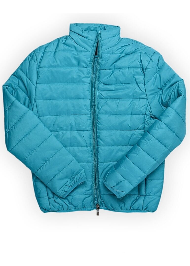 1UP Madison Baines Puffer Blue Jacket 2 1UP Madison Baines Puffer Blue Puffer Jacket