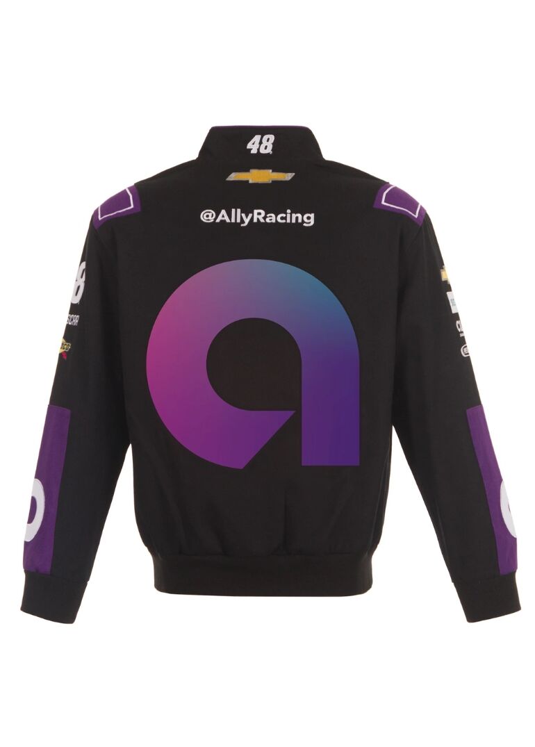 2024 Alex Bowman NASCAR Ally Full-Snap Jacket 2 2024 Alex Bowman NASCAR Ally Jacket