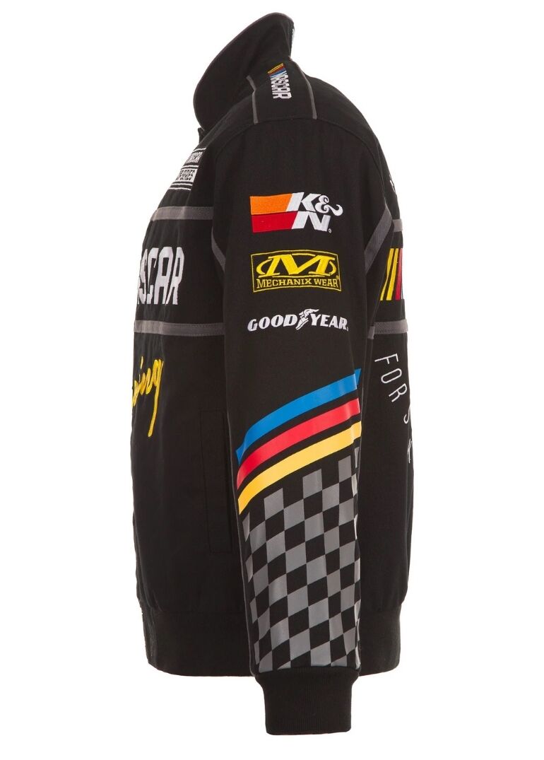 2024 Nascar Black Full-Snap Jacket 4 2024 Black Full-Snap Jacket