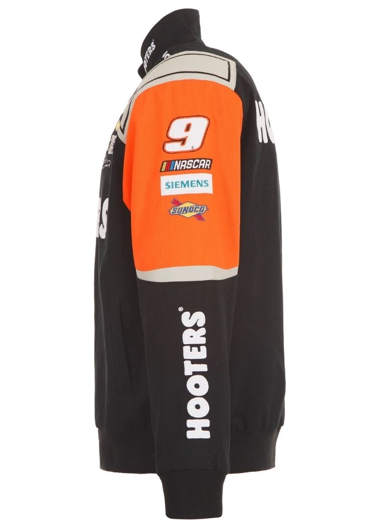 2024 Chase Elliott NASCAR Hooters Full-Snap Jacket 4 2024 Chase Elliott NASCAR Full-Snap Jacket