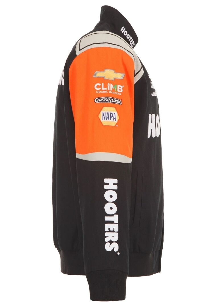 2024 Chase Elliott NASCAR Hooters Full-Snap Jacket 3 2024 Chase Elliott NASCAR Hooters Jacket