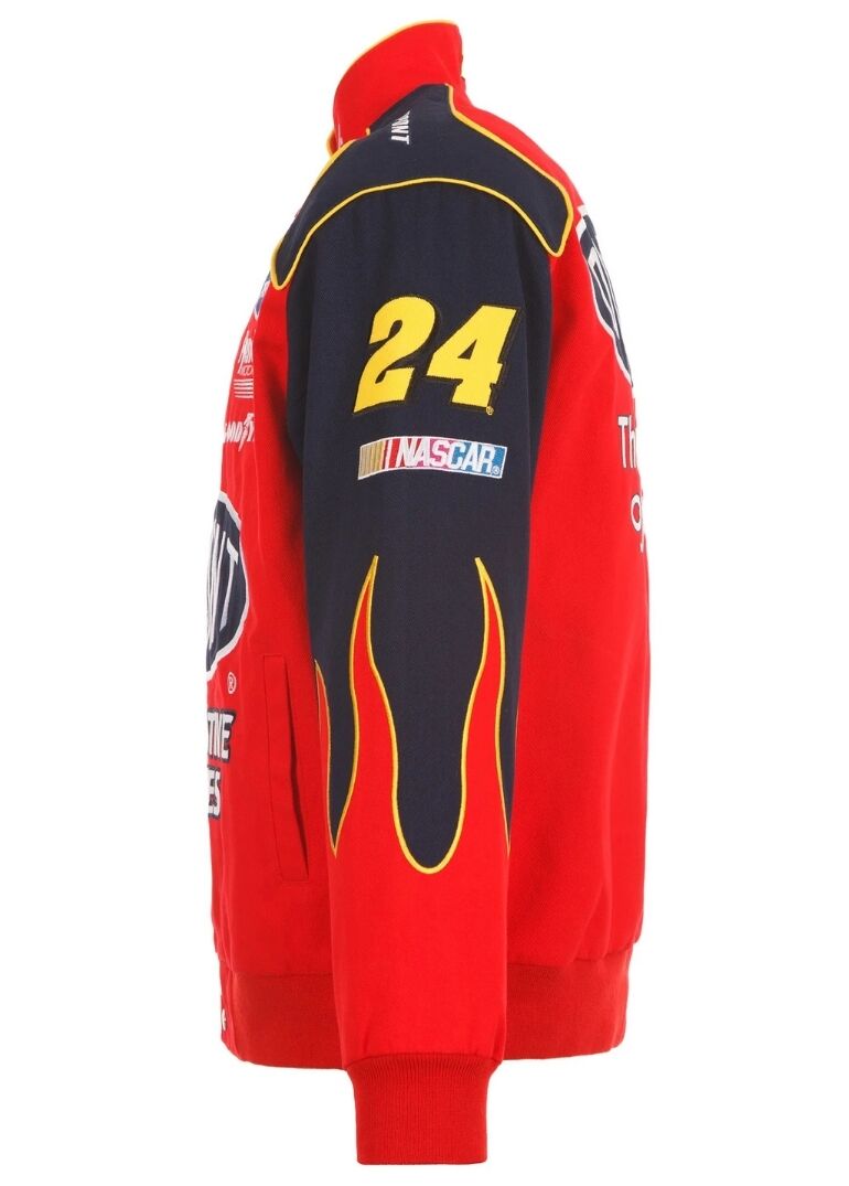 2024 Jeff Gordon NASCAR Dupont-Red Full-Snap Jacket 4 2024 Jeff Gordon Dupont Full-Snap Jacket