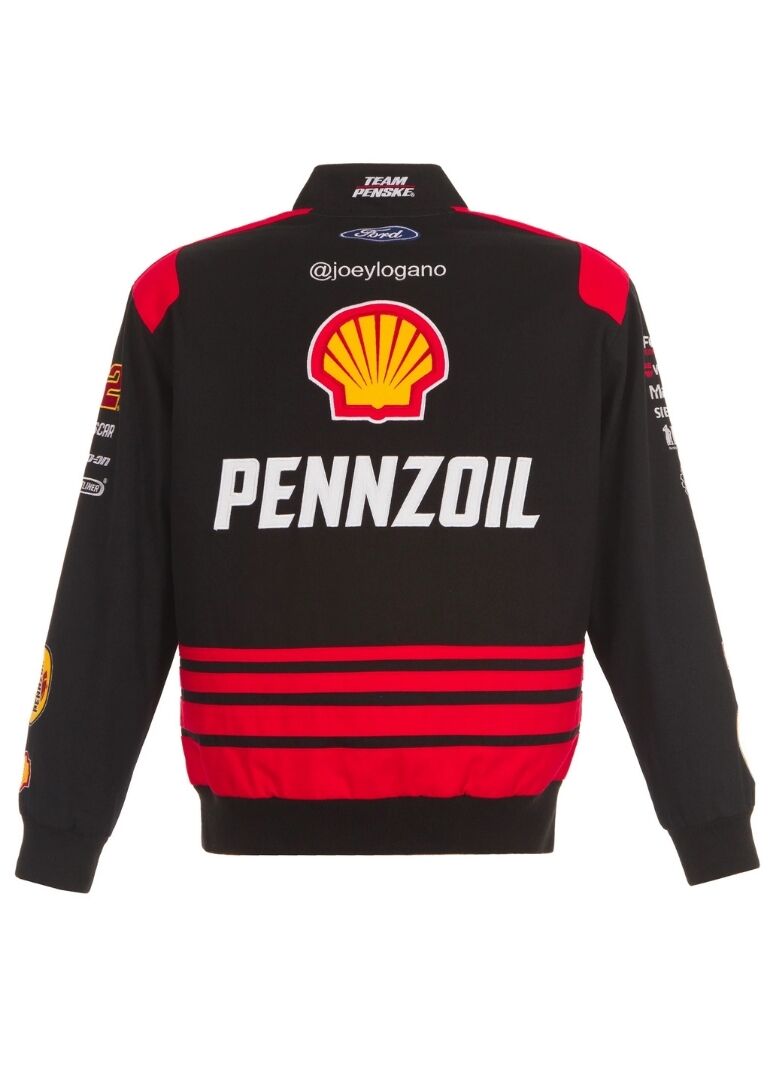2024 Joey Logano NASCAR Pennzoil Full-Snap Jacket 2 2024 Joey Logano NASCAR Pennzoil Full-Snap Jacket