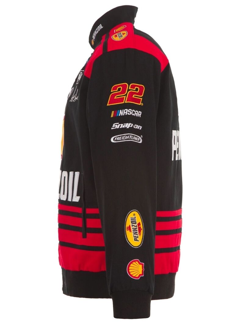 2024 Joey Logano NASCAR Pennzoil Full-Snap Jacket 3 2024 Joey Logano NASCAR Pennzoil Jacket