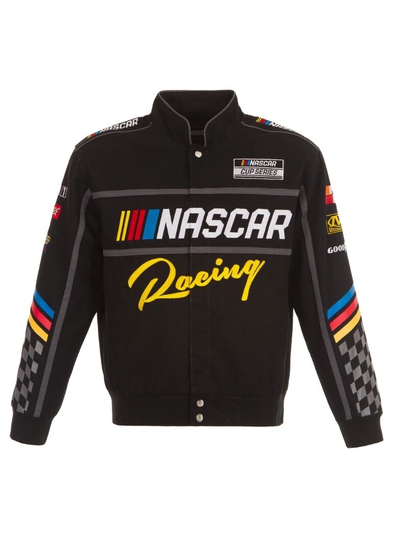 2024 Nascar Black Full-Snap Jacket 1 2024 Nascar Black Full-Snap Jacket