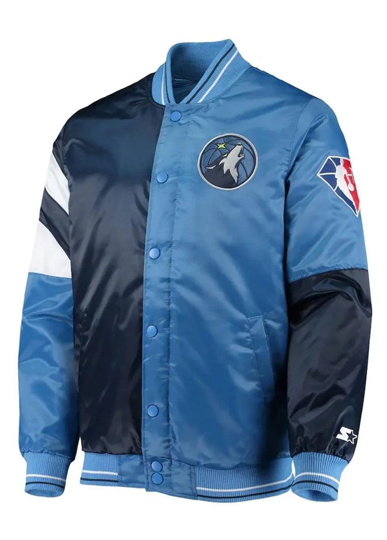75th Anniversary Minnesota Timberwolves Leader Jacket 1 75th Anniversary Minnesota Timberwolves Leader Jacket