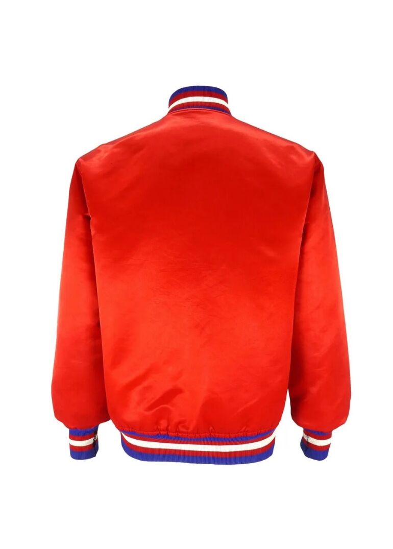 76ers Philadelphia Sixers Vintage Red Jacket 4 76ers Philadelphia Sixers Vintage Orange Jacket