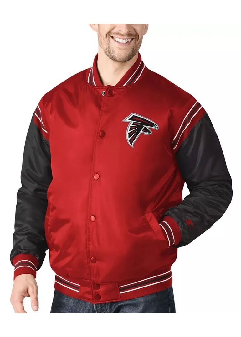 Atlanta Falcons Enforcer Satin Jacket 3 Atlanta Enforcer Satin Jacket