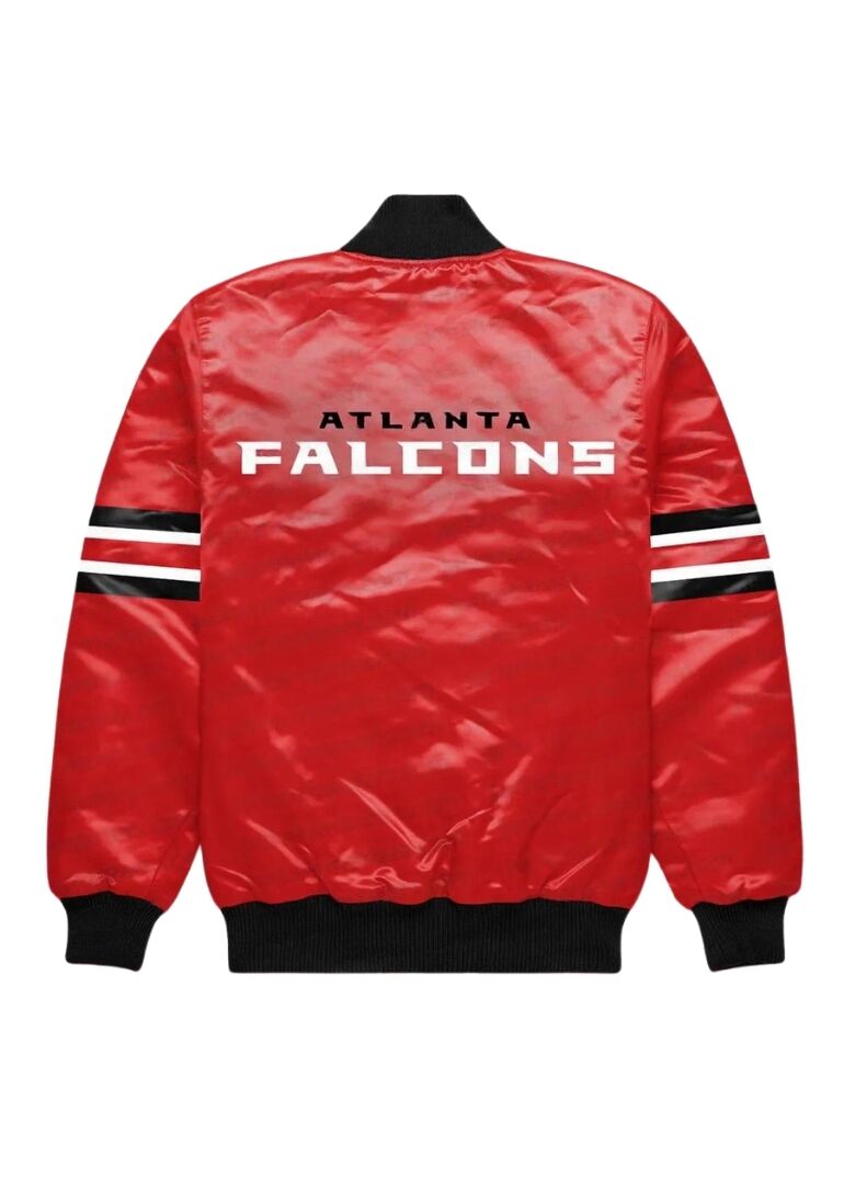 Atlanta Falcons Button Down Red Jacket 2 Atlanta Falcons Button Down Jacket