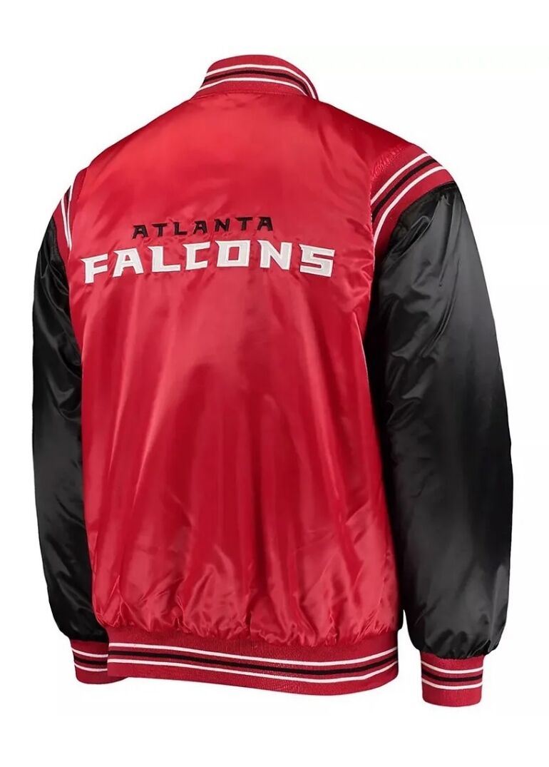 Atlanta Falcons Enforcer Satin Jacket 2 Atlanta Falcons Satin Jacket