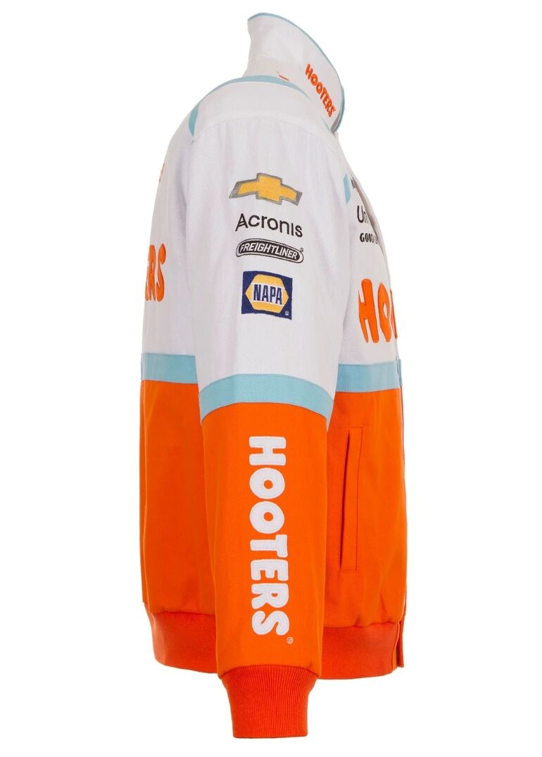Chase Elliott Hooters Twill Full-Snap Jacket 4 Chase Elliott Hooters Twill Jacket