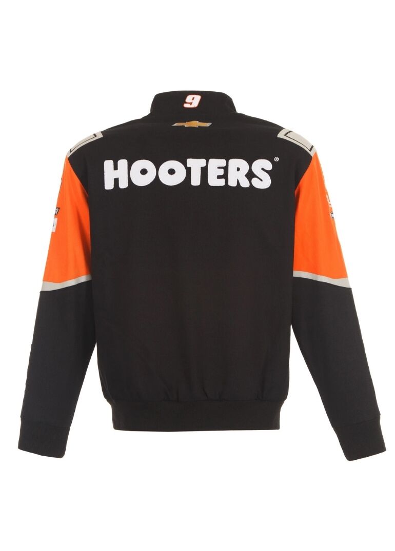 2024 Chase Elliott NASCAR Hooters Full-Snap Jacket 2 Chase Elliott NASCAR Hooters Full-Snap Jacket