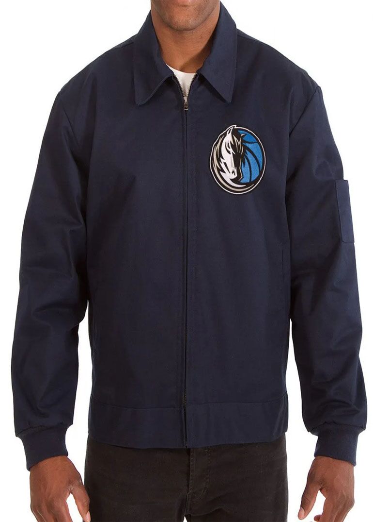Dallas Mavericks Blue Workwear Jacket 1 Dallas Mavericks Blue Workwear Jacket