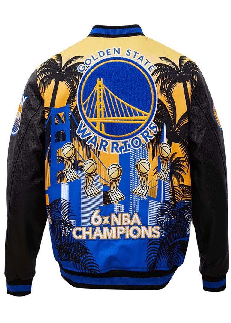 Golden State Warriors Final Champions Varsity Jacket 2 Golden State Warriors Final Champions Varsity Jacket