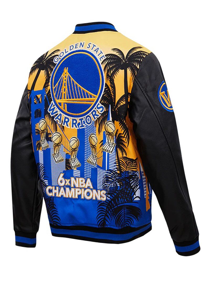 Golden State Warriors Final Champions Varsity Jacket 4 Golden State Warriors Final Champions Varsity Jacket