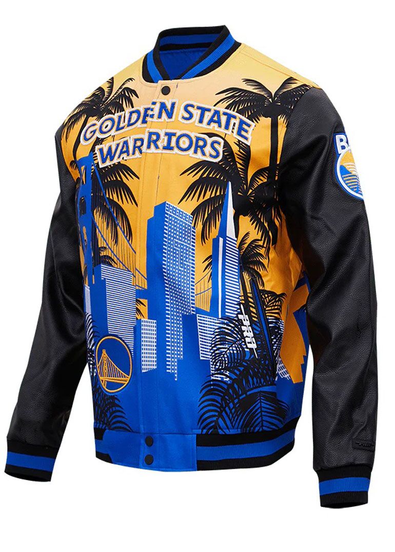 Golden State Warriors Final Champions Varsity Jacket 3 Golden State Warriors Final Champions Varsity Jacket