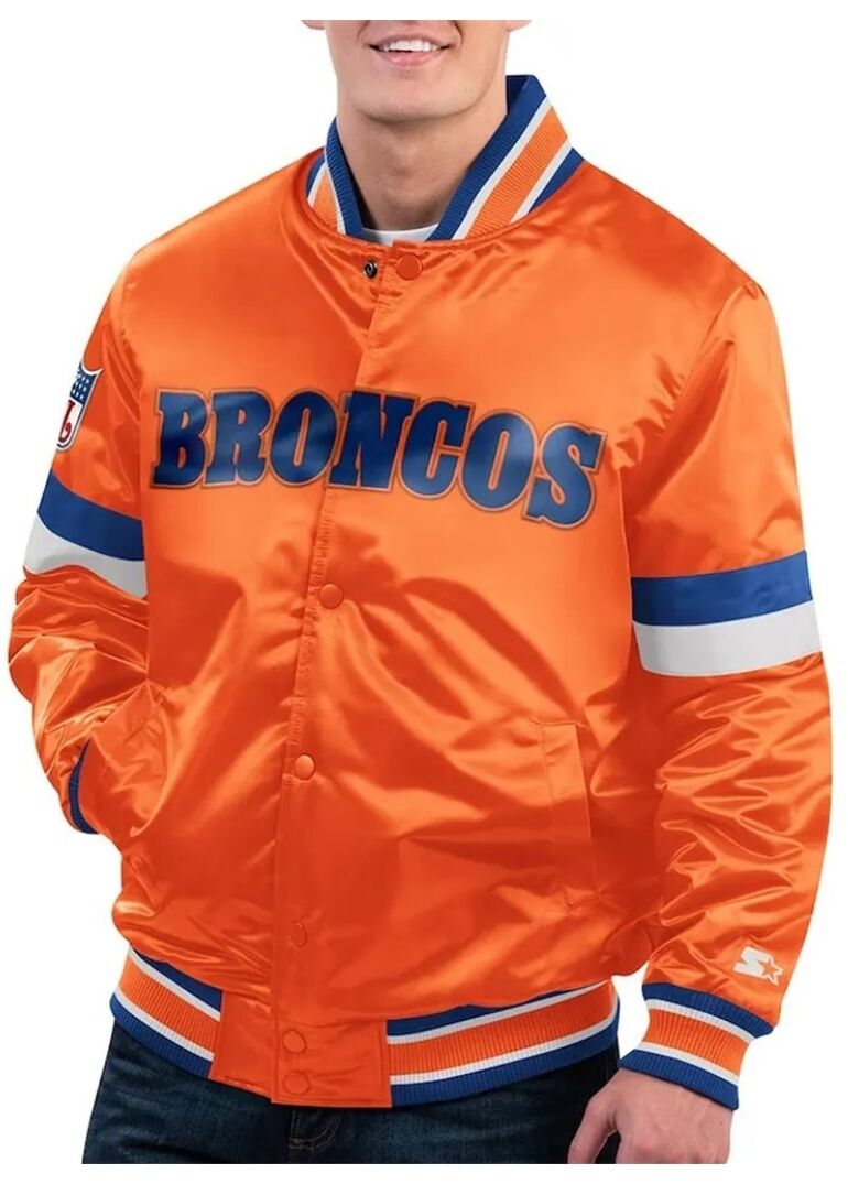 Home Game Denver Broncos Orange Jacket 1 Home Game Denver Broncos Jacket