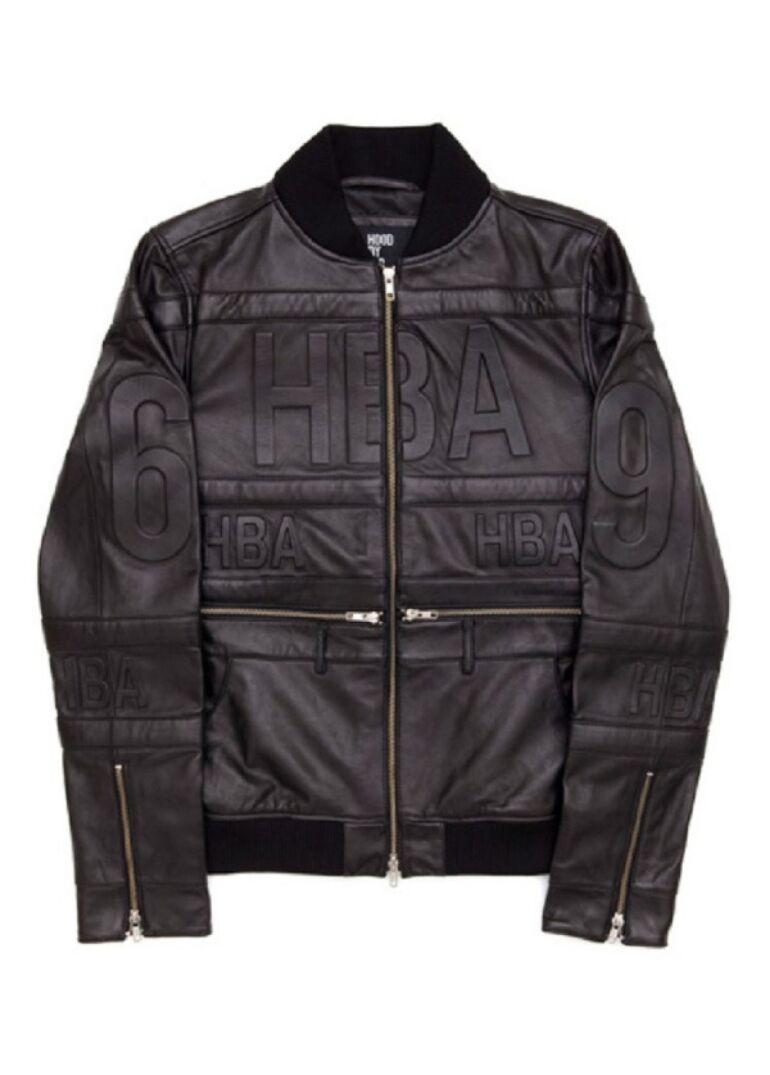 HBA Leather Jacket 2 Leather Jacket with Bomber Style