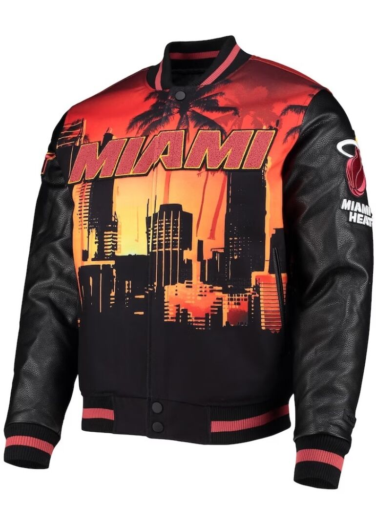 Miami Heat Black Finals Champions Varsity Full-zip Jacket 1 Miami Heat Finals Champions Varsity Full-zip Jacket