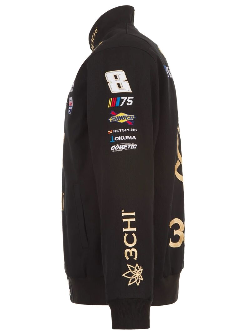 Nascar Kyle Busch 3Chi Cotton Twill Full Snap Jacket 4 Nascar Kyle Busch Cheddar’s Twill Full Snap Jacket