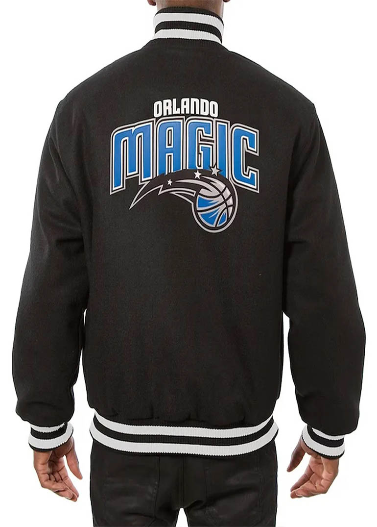 Orlando Magic Varsity All Wool Jacket 2 Orlando Magic Varsity All Wool Jacket