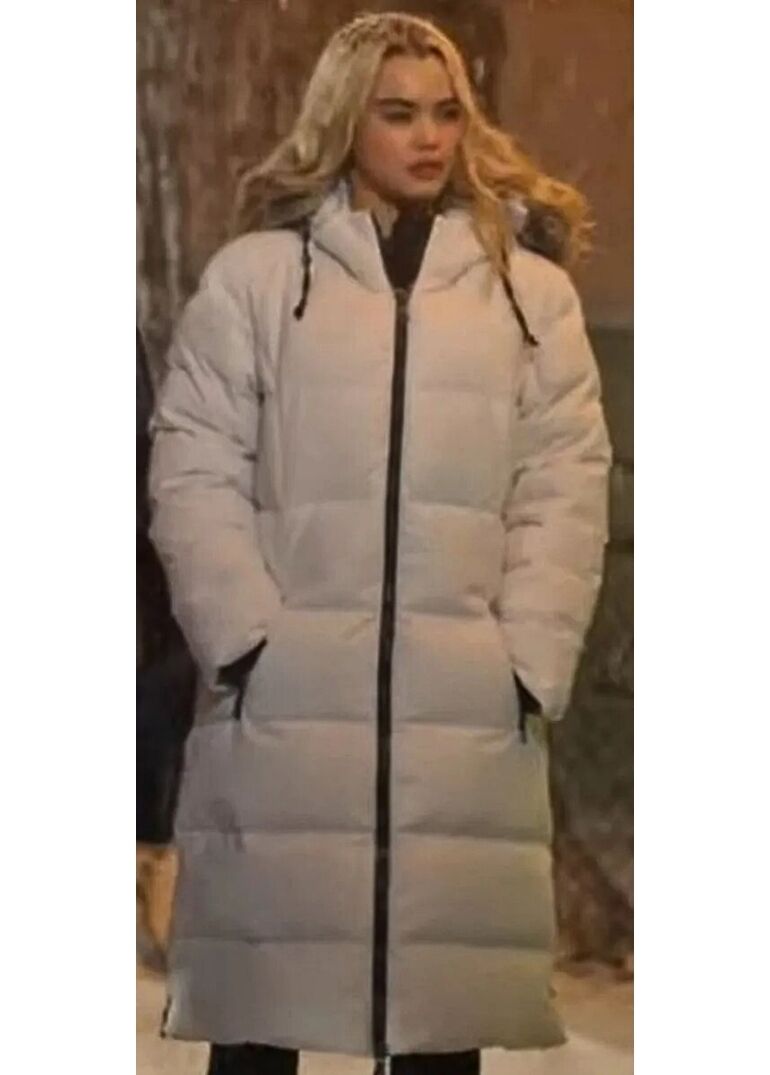 1UP Paris Berelc Puffer Hooded Coat 1 Paris Berelc 1UP Vivian White Puffer Coat