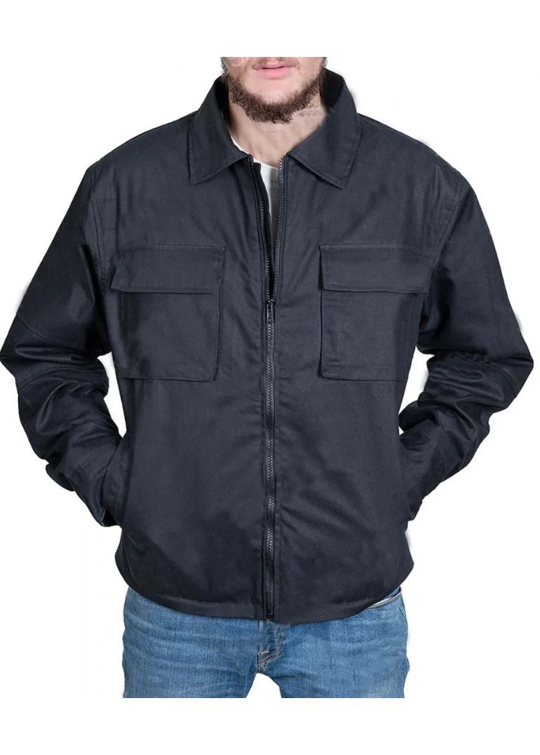 6 Underground One Black Jacket 3 Ryan Reynolds 6 Underground One Cotton Black Jacket