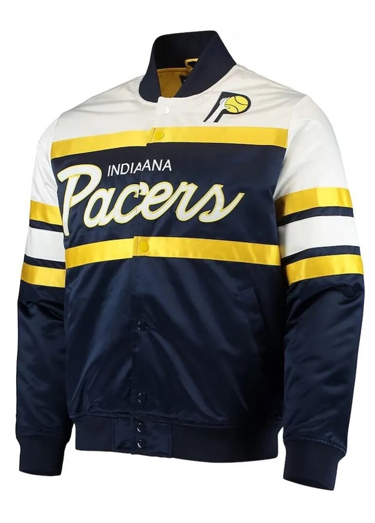 Special Script Indiana Pacers Navy Jacket 1 Special Script Indiana Pacers Navy Jacket