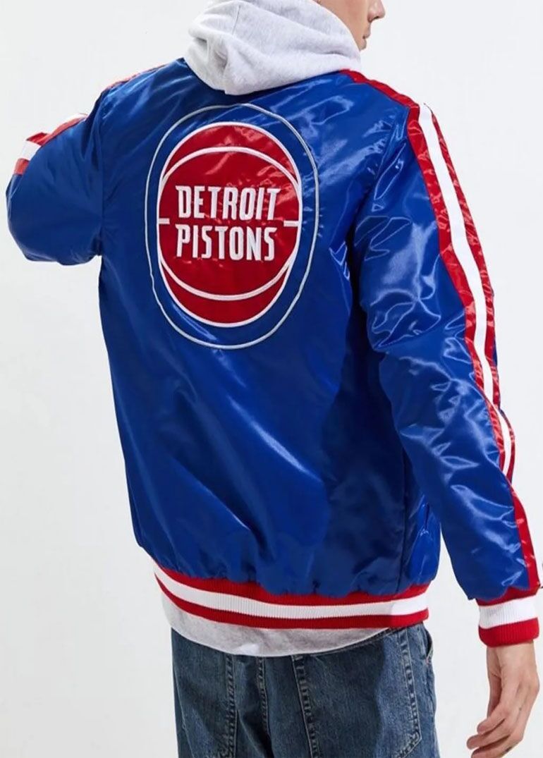 Starter 90’s NBA Detroit Pistons Blue Jacket. 4 Starter 90’s NBA Detroit Pistons Blue Jacket