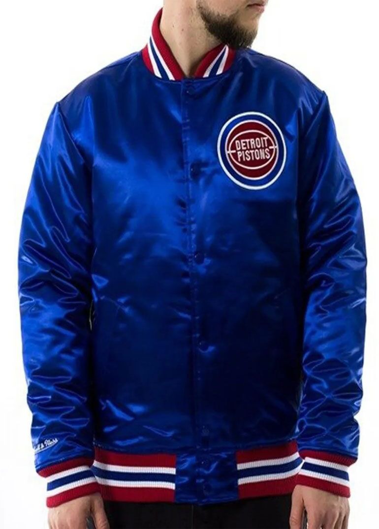 Starter 90’s NBA Detroit Pistons Blue Jacket. 1 Starter 90’s NBA Detroit Pistons Blue Jacket