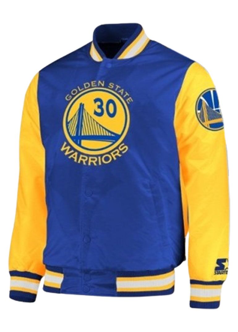Stephen Curry Golden State Warriors Jacket 1 Stephen Curry Golden State Warriors Jacket