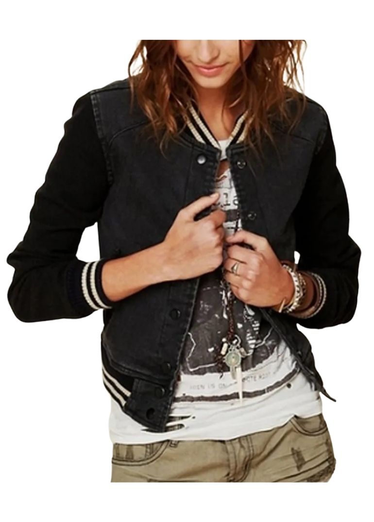 90210 Jessica Stroup Varsity Jacket 2 90210 Jessica Varsity Jacket