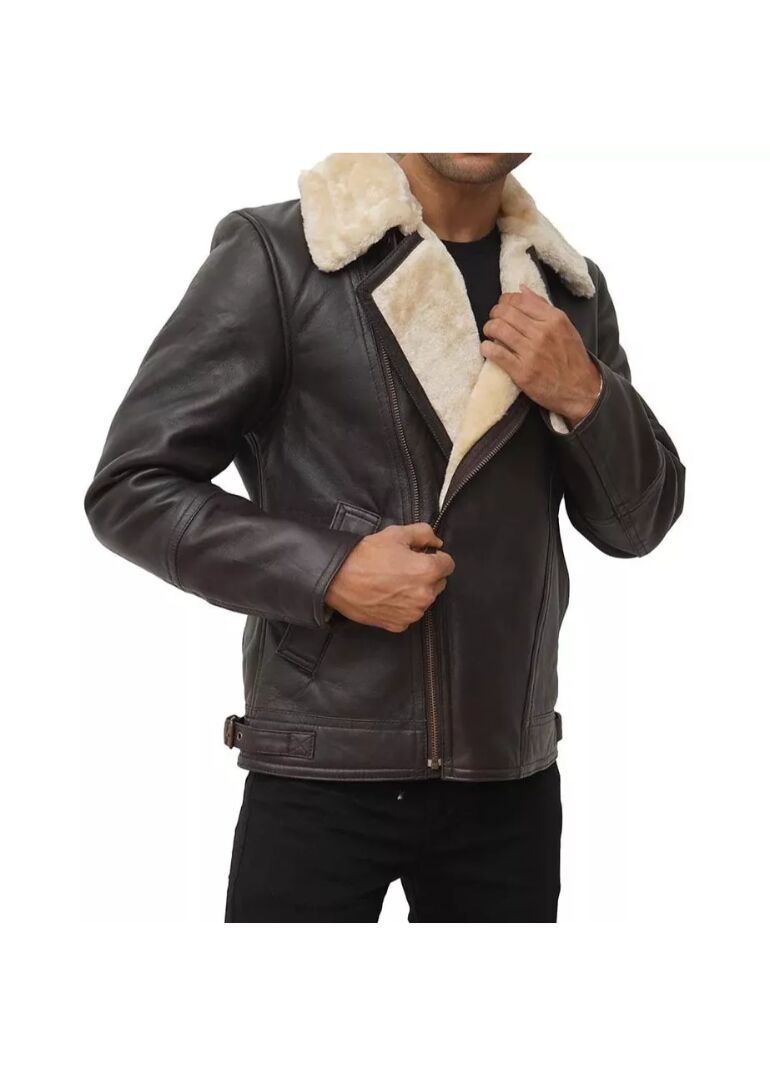 Leather Biker Jacket With Fur Collar Mens 3 Leather-Biker-Jacket-With-Fur-Collar-Mens-Left