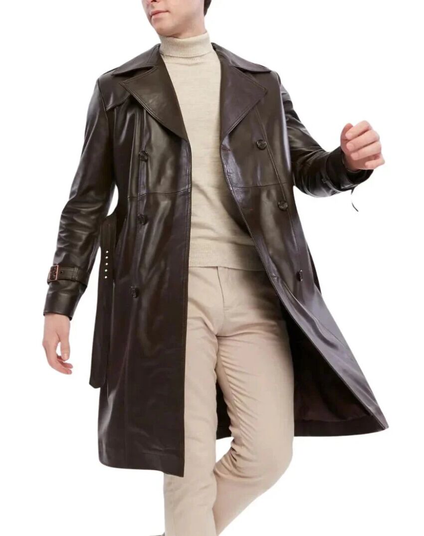 Double Breasted Brown Trench Leather Coat 3 Men_sSamuraiBrownLeatherTrenchCoatfront2_f4ed7c55-a6c4-4b0b-be13-34b35cdccb5e-212651
