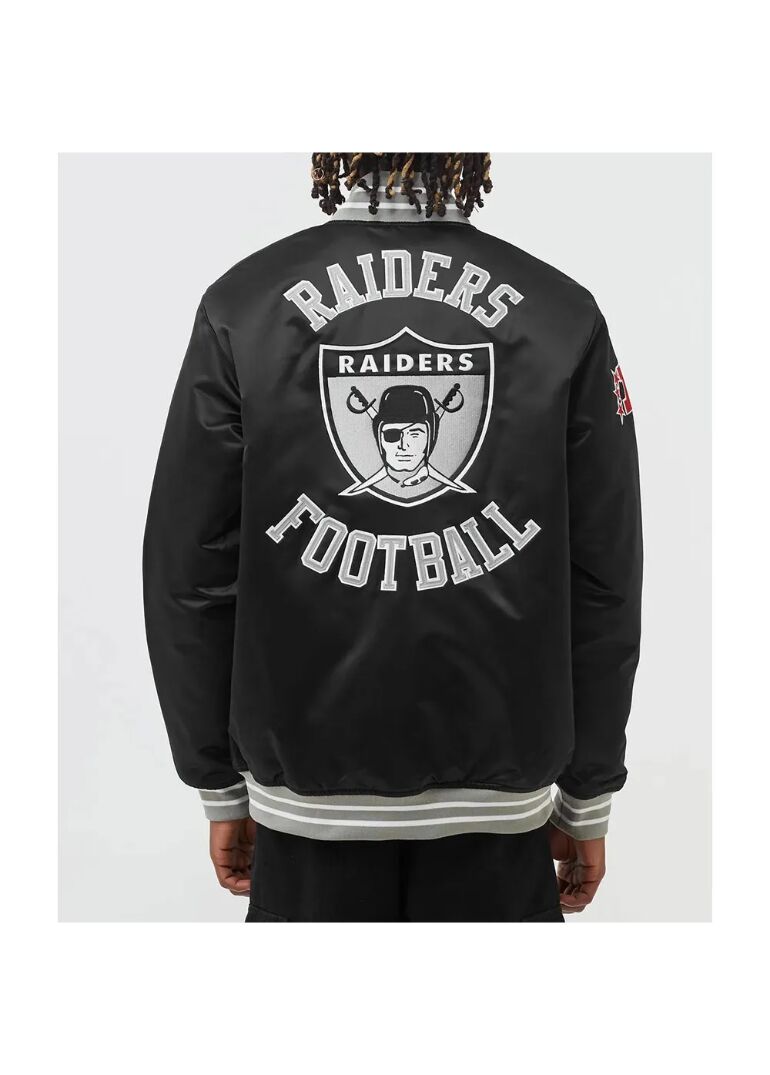 Oakland Raiders Heavyweight Satin Jacket 2 Oakland-Raiders-Heavyweight-Black-Satin-Jackets