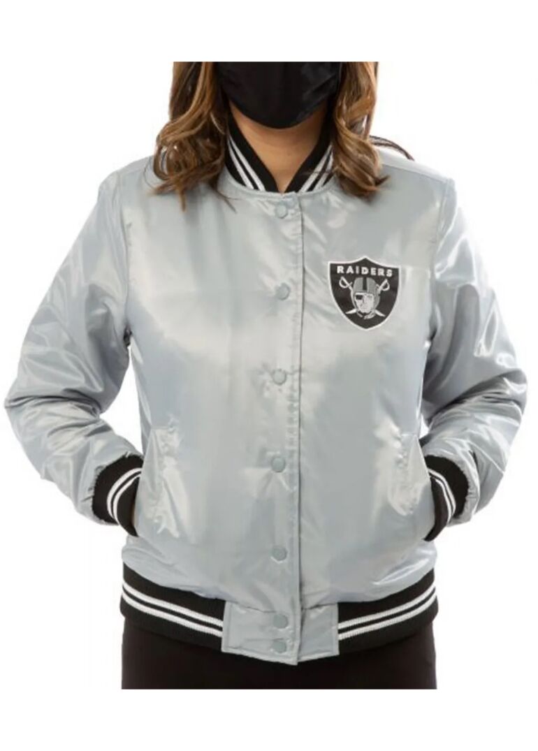 Women’s Raiders Las Vegas Satin Starter Jacket 5 Womens-Raiders-Las-Vegas-Satin-Starter-Jackets