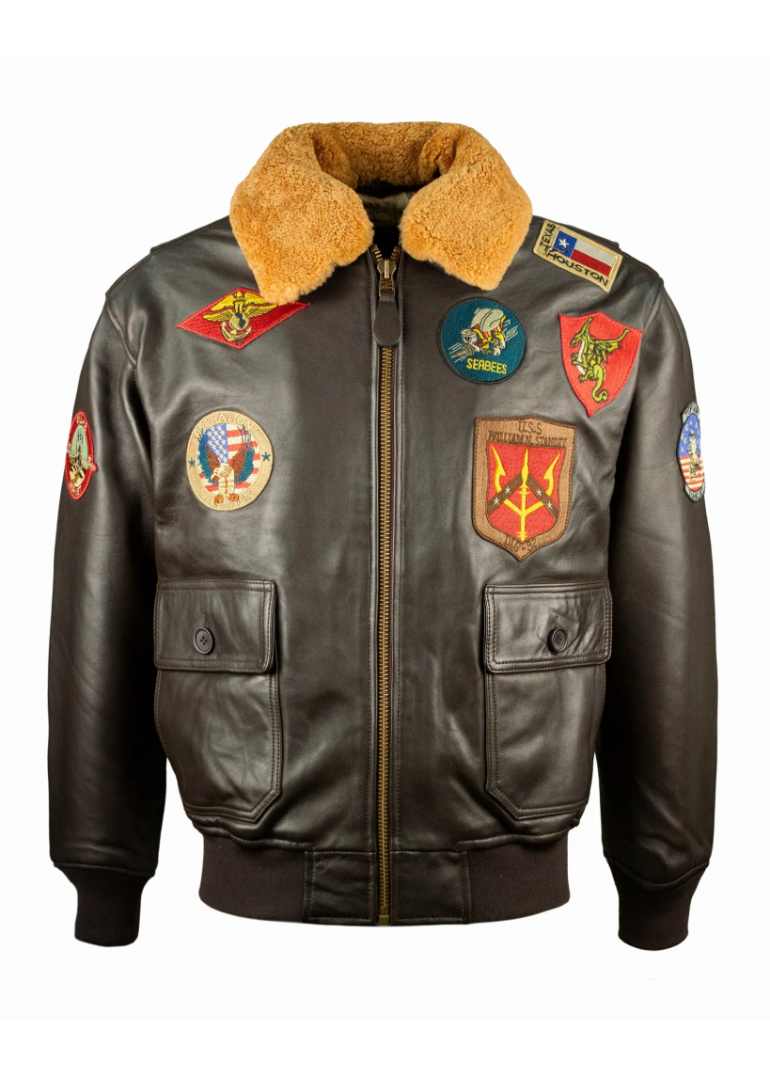 Top Gun Chocolate Brown Ma-1 Nylon Bomber Aviator Jacket 1 topgun-men-TOPGUN-BRO-F-leather-flight-bomber_5b525f1a-7909-4678-bcaf-ba5369263ff0