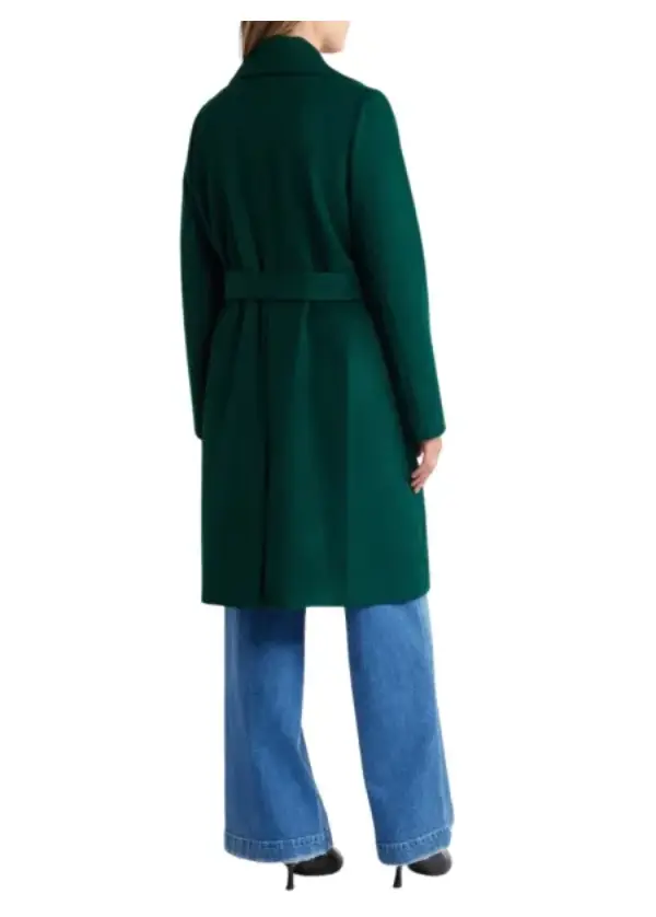 Long Green Wool Coat Womens 3 Long Green Wool Coat Womens - Image 3