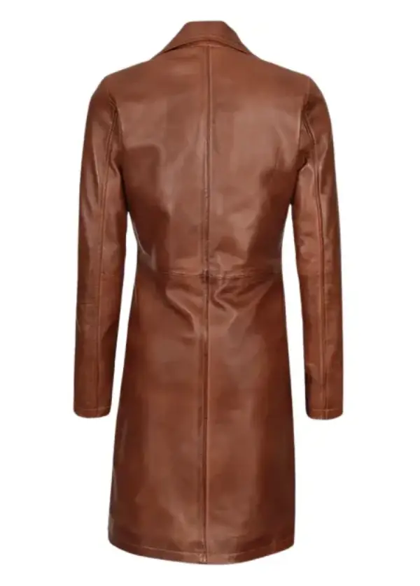 Real Lambskin Petite Brown Leather Coat Womens 3 Real Lambskin Petite Brown Leather Coat Womens