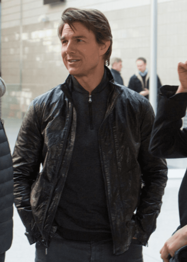 Tom Cruise Mission Impossible Rogue Nation Leather Jacket 1 Tom Cruise Mission Impossible Rogue Nation Leather Jacket