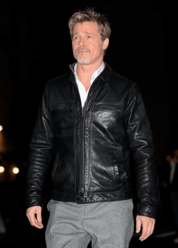 Brad Pitt Leather Jacket #1 1 Brad Pitt Leather Jacket #1