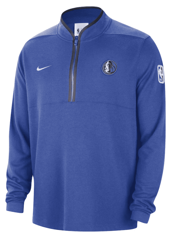 Men's Dallas Mavericks Nike Blue Authentic Performance Half-Zip Jacket 1 Men's Dallas Mavericks Nike Blue Authentic Performance Half-Zip Jacket