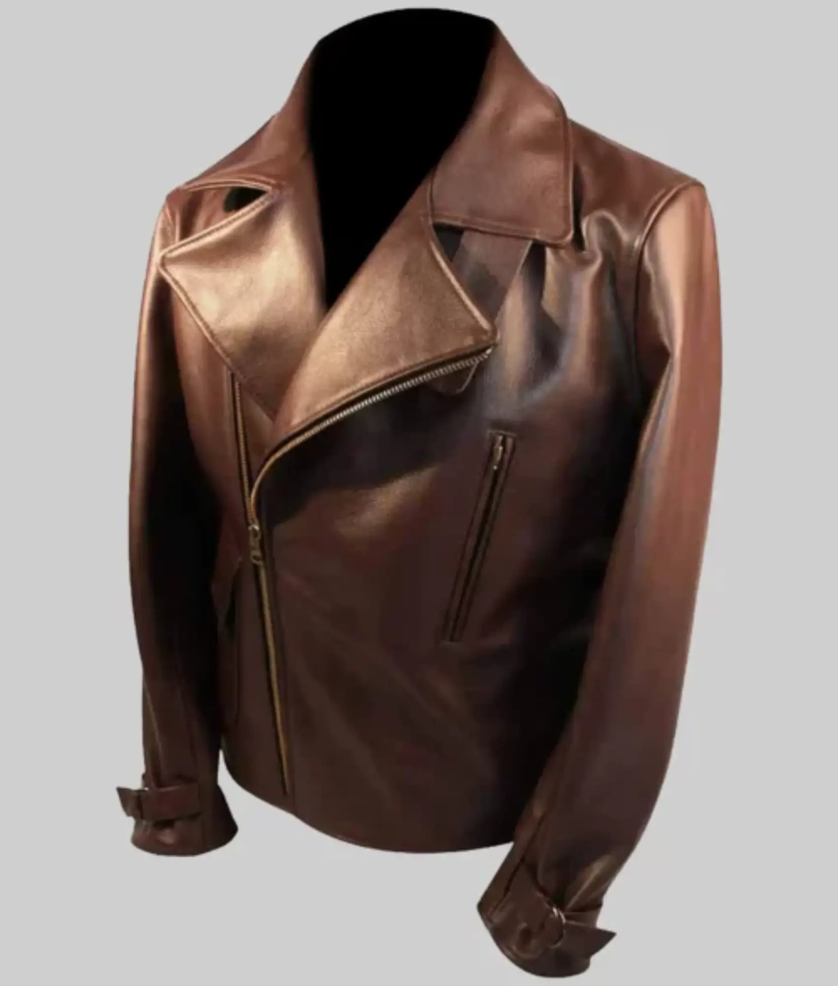 Captain America Brown Leather Jacket 3 Captain America Brown Leather Jacket - Image 3