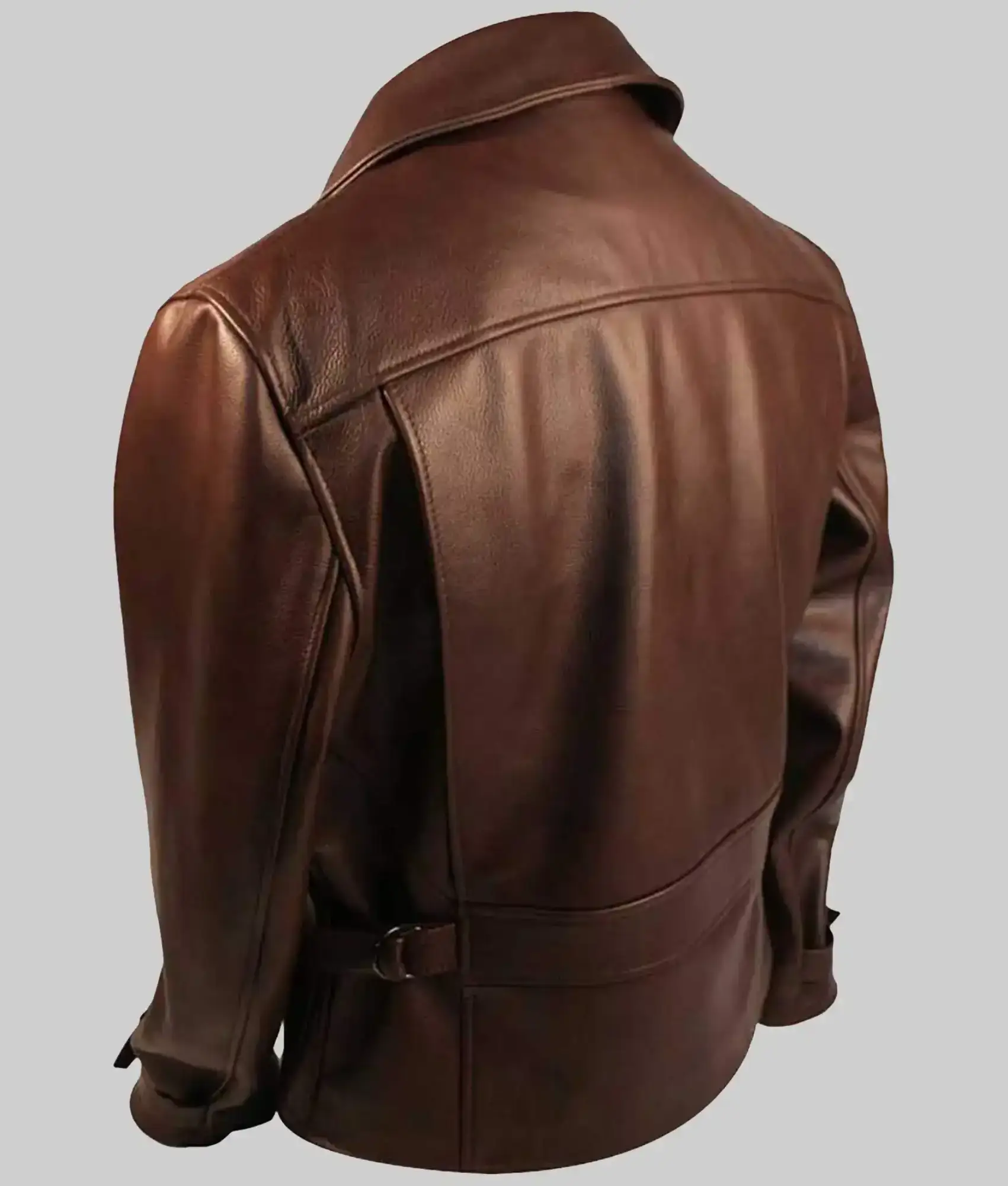 Captain America Brown Leather Jacket 2 Captain America Brown Leather Jacket - Image 2