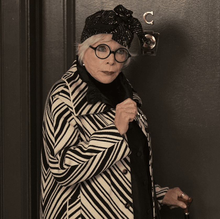 Leonora Folger Only Murders in the Building S02 Coat 1 Leonora Folger Only Murders in the Building S02 Coat