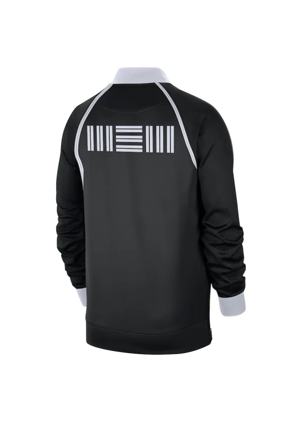 Men's Memphis Grizzlies Nike Black 2023/24 City Edition Authentic Showtime Performance Raglan Full-Zip Jacket 2 Men's Memphis Grizzlies Nike Black 2023/24 City Edition Authentic Showtime Performance Raglan Full-Zip Jacket - Image 2