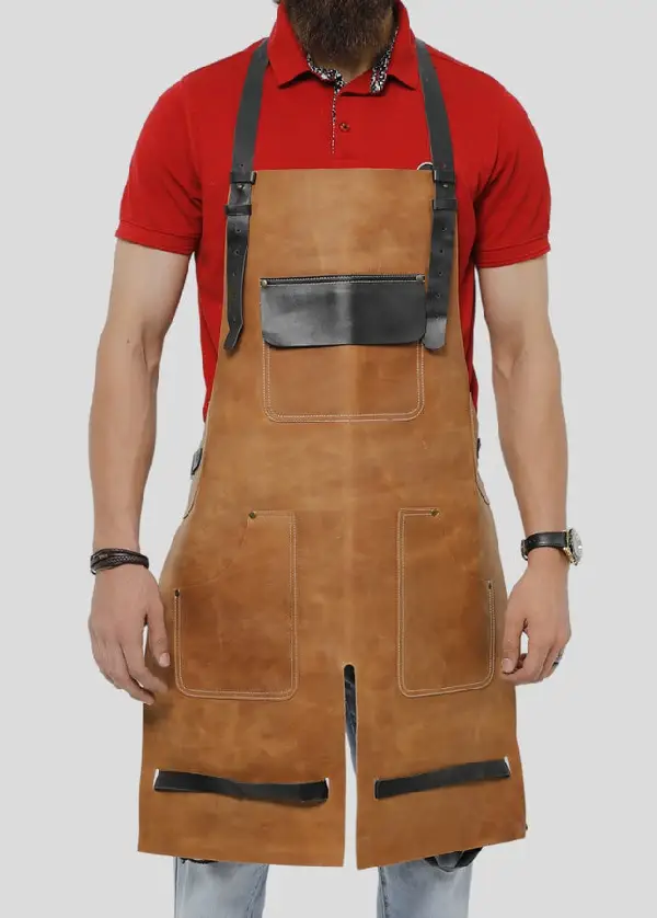 Reinforced Blacksmith Apron Split Leg 1 Reinforced Blacksmith Apron Split Leg