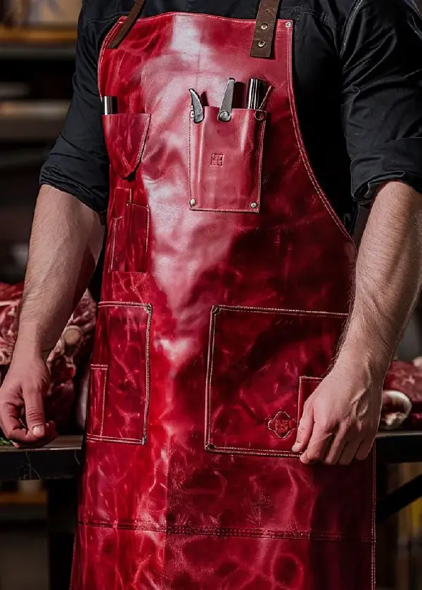 Slice Savvy Butcher Apron 1 Slice Savvy Butcher Apron