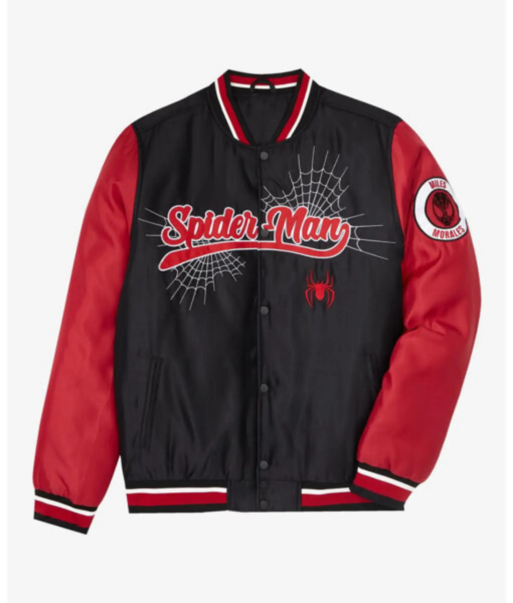 Spider-Man: Across the Spider-Verse Miles Morales Varsity Jacket 1 Spider-Man-Across-the-Spider-Verse-Miles-Morales-Varsity-Jacket-510x600
