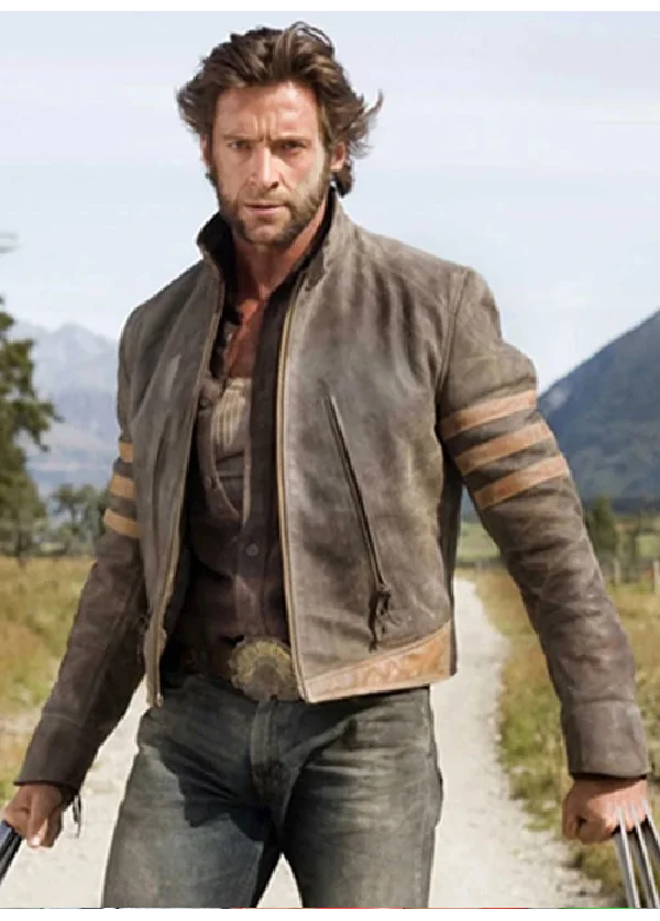 X - Men Origins Wolverine Leather Jacket 1 X - Men Origins Wolverine Leather Jacket-1